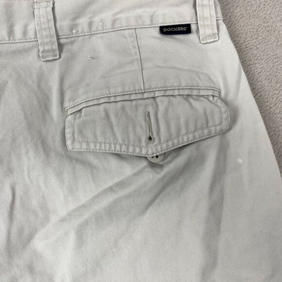 Dockers Mens Courier Short Weathered Gab Khaki 100% Cotton W34 - Picture 11 of 14